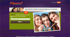 Desktop Screenshot of polyamorouslifestyle.com